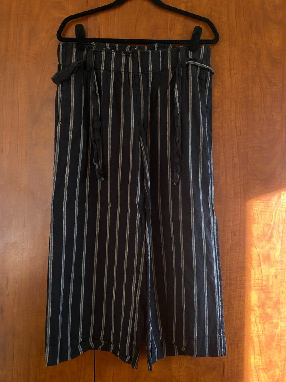 Striped Linen J Jill Pants